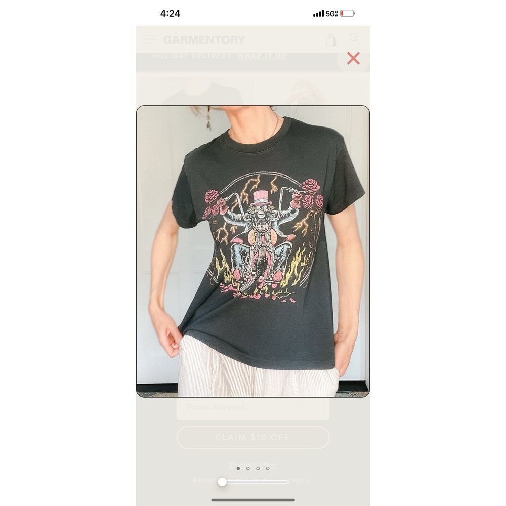 Daydreamer The Dreamer's Tour Graphic Tee Black Size Xs Just Passing Through H29